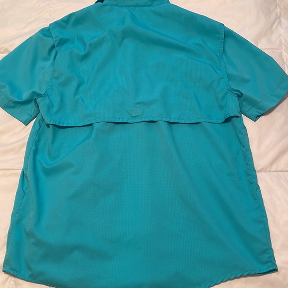 Lot of 2 fishing button down shirts both fit boy 10/12 - Picture 7 of 7